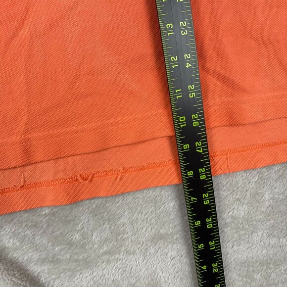 Brooks Brothers Mens Polo Shirt M Orange Performance 100% Cotton Original Fit Em - Picture 3 of 13